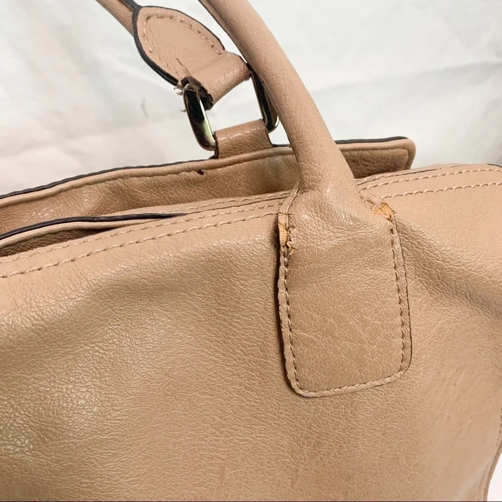 GUESS Faux Leather Kelly double handle Handbag - Picture 7 of 16